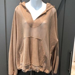 Free People movement mesh hoodie